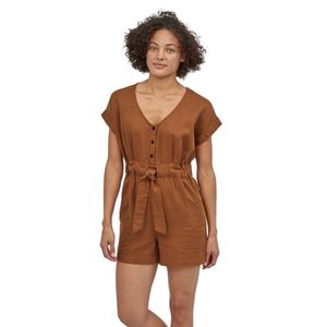 PATAGONIA Women's Organic Cotton Gauze Romper size L BNWT